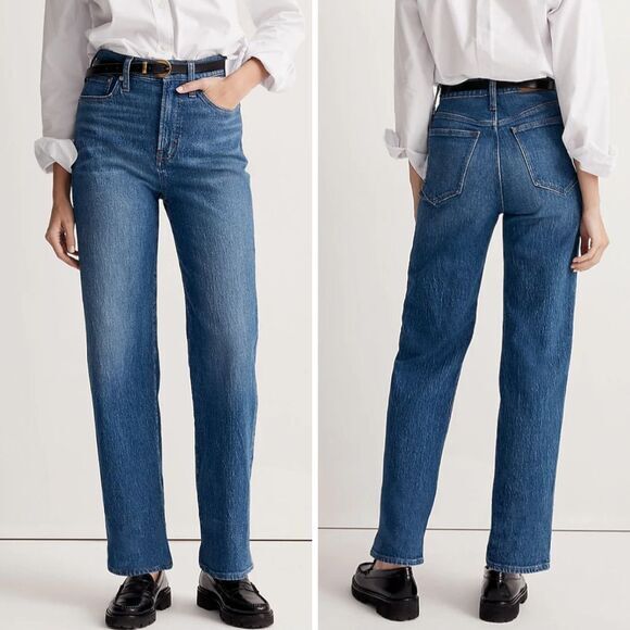 NEW Madewell The Perfect Vintage Wide-Leg Jean‎ in Leifland Wash, 23 - Picture 2 of 15